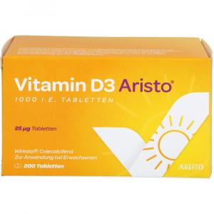 VITAMIN D3 ARISTO 1000 I.E. Tabletten
