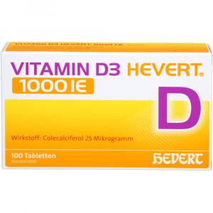 VITAMIN D3 HEVERT 1000 I.E. Tabletten