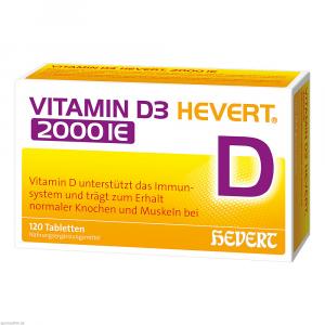 VITAMIN D3 HEVERT 2000 I.E. Tabletten