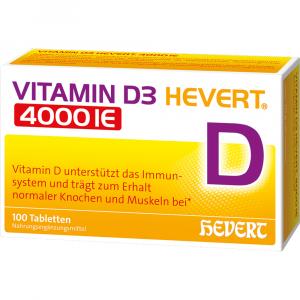 VITAMIN D3 HEVERT 4000 I.E. Tabletten