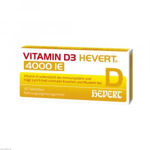 VITAMIN D3 HEVERT 4000 I.E. Tabletten