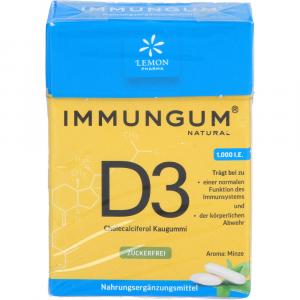 VITAMIN D3 IMMUNGUM Kaugummi