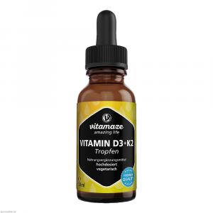 VITAMIN D3 K2 1000 I.E./10 μg hochdosiert Tropfen