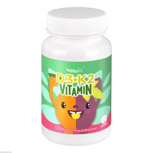 VITAMIN D3+K2 Kinder Kautabletten vegan