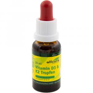 VITAMIN D3 & K2 Tropfen 1000 I.E./20 μg je Tropfen