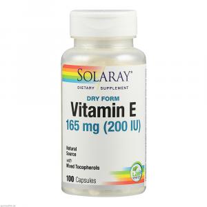 VITAMIN E 200 ölfrei Solaray Kapseln