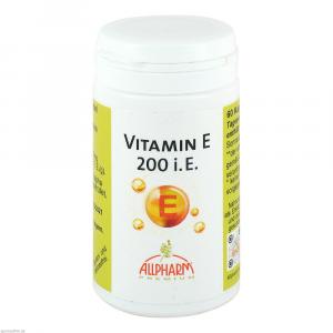 VITAMIN E ALLPHARM Premium 200 I.E. Kapseln