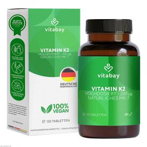 VITAMIN K2 200 μg MK-7 vegan hochdosiert Tabletten