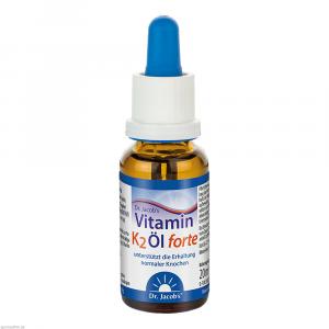 VITAMIN K2 ÖL forte 200μg all-trans MK7 Dr.Jac.FLE