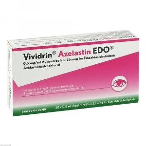 VIVIDRIN Azelastin EDO 0,5 mg/ml Augentr.Lsg.i.EDP