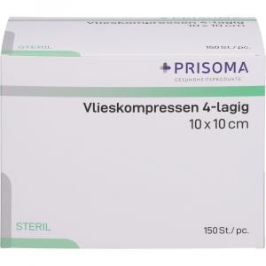 VLIESKOMPRESSEN steril 10x10 cm 4fach