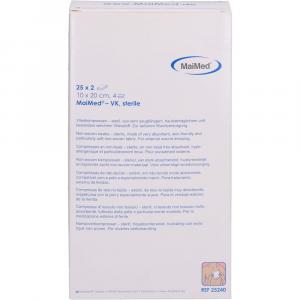 VLIESKOMPRESSEN steril 10x20 cm