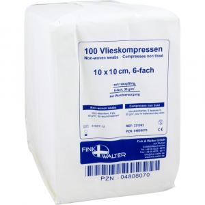 VLIESKOMPRESSEN unsteril 10x10 cm 6fach