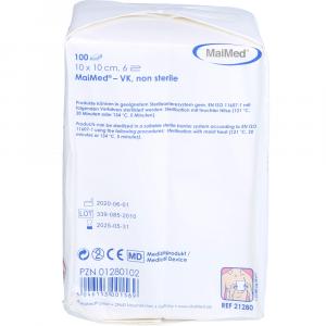 VLIESKOMPRESSEN unsteril 10x10 cm 6fach