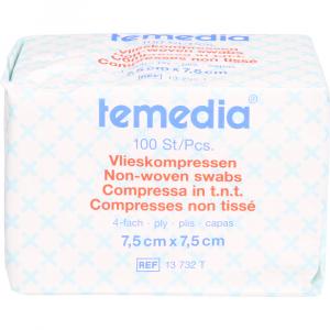 VLIESKOMPRESSEN unsteril 7,5x7,5 cm 4fach