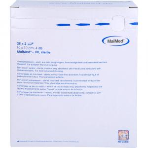 VLIESSTOFF-KOMPRESSEN steril 10x10 cm 4fach