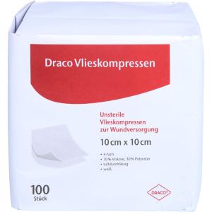 VLIESSTOFF-KOMPRESSEN unsteril 10x10 cm 4fach