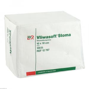 VLIWASOFT Stoma Kompressen 10x10 cm 4fach