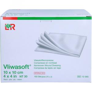 VLIWASOFT Vlieskompressen steril 10x10 cm 4l.