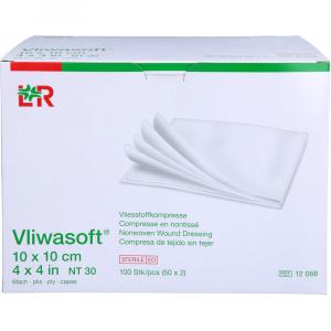 VLIWASOFT Vlieskompressen steril 10x10 cm 6l.
