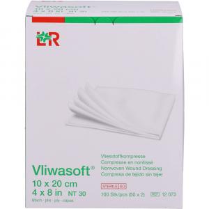VLIWASOFT Vlieskompressen steril 10x20 cm 6l.