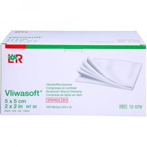VLIWASOFT Vlieskompressen steril 5x5 cm 6l.