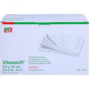 VLIWASOFT Vlieskompressen steril 7,5x7,5 cm 4l.