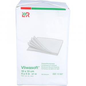 VLIWASOFT Vlieskompressen unsteril 10x10 cm 6l.