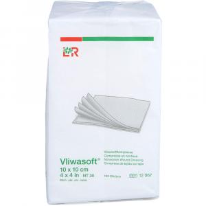 VLIWASOFT Vlieskompressen unsteril 10x10 cm 6l.