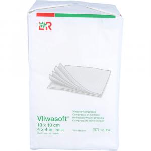 VLIWASOFT Vlieskompressen unsteril 10x10 cm 6l.