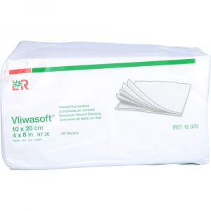 VLIWASOFT Vlieskompressen unsteril 10x20 cm 4l.