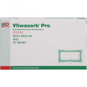 VLIWASORB Pro superabsorb.Komp.steril 12,5x22,5 cm