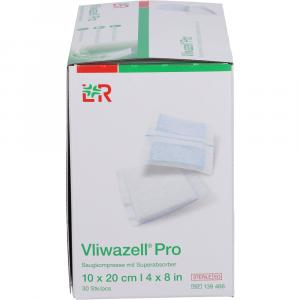 VLIWAZELL Pro superabsorb.Kompr.steril 10x20 cm