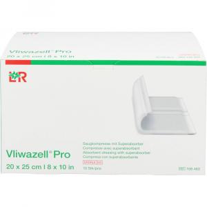 VLIWAZELL Pro superabsorb.Kompr.steril 20x25 cm