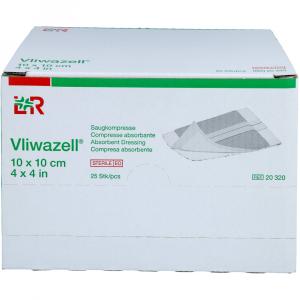 VLIWAZELL Saugkompressen steril 10x10 cm