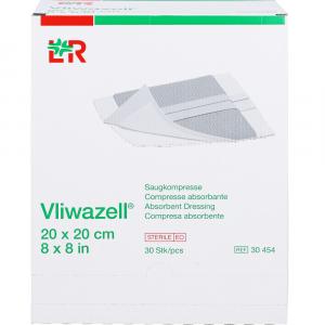 VLIWAZELL Saugkompressen steril 20x20 cm