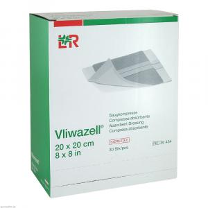 VLIWAZELL Saugkompressen steril 20x20 cm