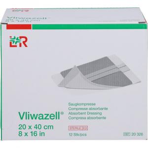 VLIWAZELL Saugkompressen steril 20x40 cm