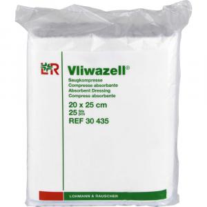 VLIWAZELL Saugkompressen unsteril 20x25 cm
