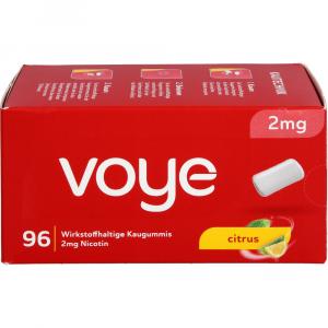 VOYE Citrus 2 mg wirkstoffhalt.Kaugummi m.Nikotin