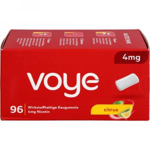 VOYE Citrus 4 mg wirkstoffhalt.Kaugummi m.Nikotin