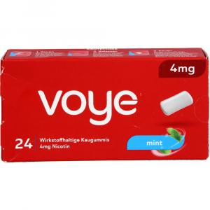 VOYE Mint 4 mg wirkstoffhalt.Kaugummi mit Nikotin