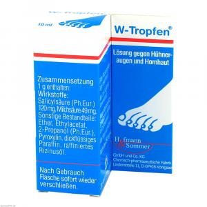 W-TROPFEN Lösung gegen Hühneraugen+Hornhaut
