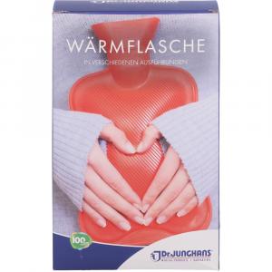 WÄRMFLASCHE 1,5 l mit Flauschbezug bordeaux