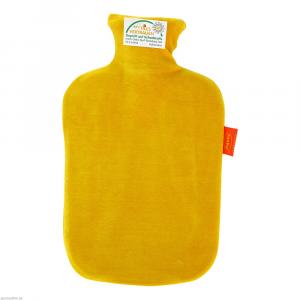 WÄRMFLASCHE 2 l Nicki-Velourbezug