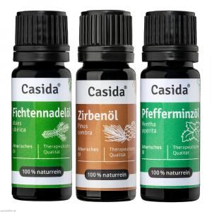 WALDLUFT Set Zirben Fichtennadel Pfefferminz Öl