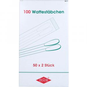 WATTESTÄBCHEN Holz 15 cm m.Wattekopf