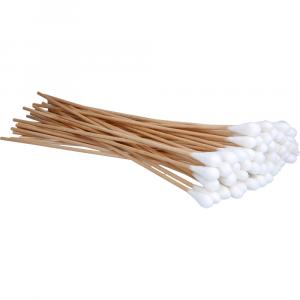 WATTESTÄBCHEN Holz großer Kopf 25 cm