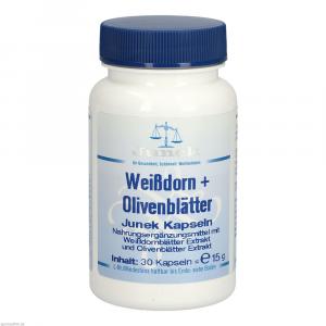 WEISSDORN+OLIVENBLÄTTER Junek Kapseln
