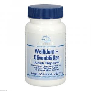 WEISSDORN+OLIVENBLÄTTER Junek Kapseln
